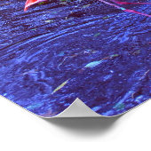 Slechts twee flamingo's poster (Hoek)