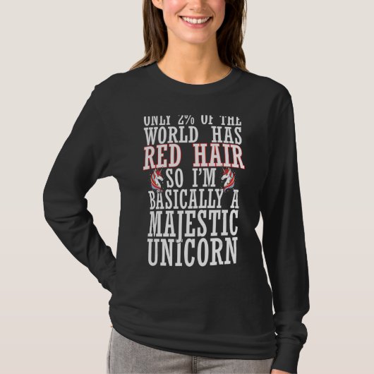 Slechts twee van de wereld hebben een rood haar, d t-shirt (Voorkant)