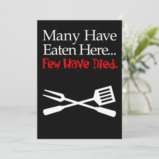 Slechts weinigen hebben een Hilarious uitnodiging (Staand voorkant)