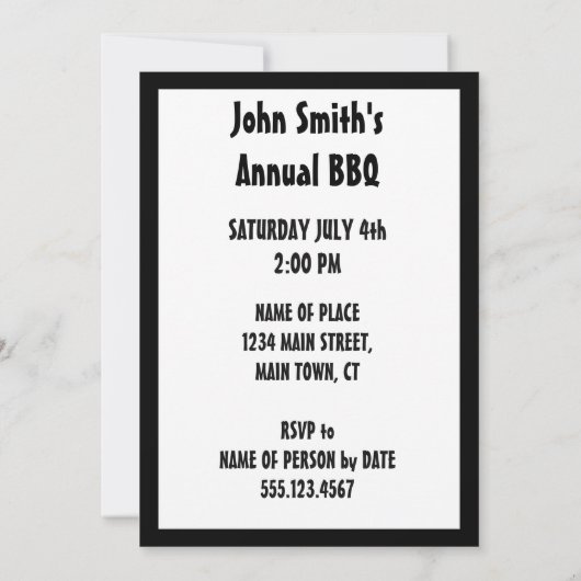 Slechts weinigen hebben een Hilarious uitnodiging  (Achterkant)