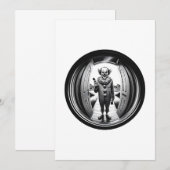 Slechtste Clown bij Uw Deur | Fisheye Kaart (Voorkant / Achterkant)