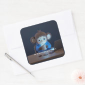 Slechtste Commit Bericht Grappige Programmeur Stic Vierkante Sticker (Envelop)