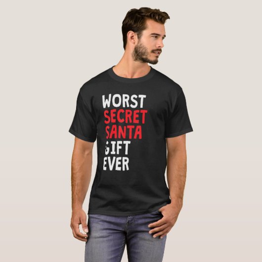 Slechtste Geheim Kerstmis T-shirt (Voorkant volledig)
