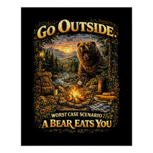 Slechtste Geval in de Wildernis Perfect Poster