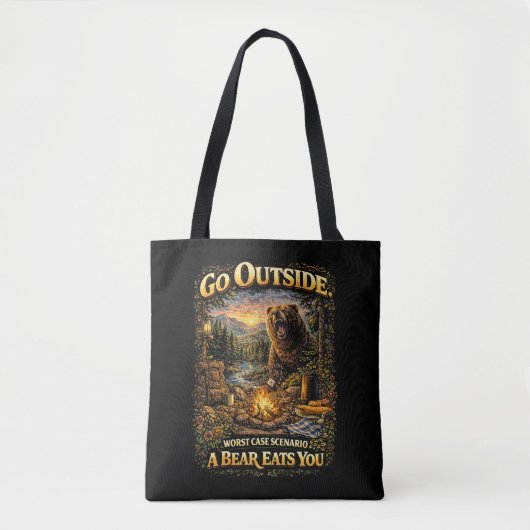 Slechtste Geval in de Wildernis Tote Bag (Voorkant)