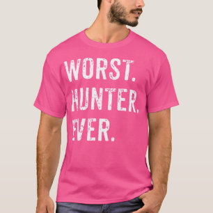 Slechtste Jager ooit Grappig Jacht Herten Kamp Pap T-shirt