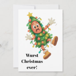 Slechtste Kerst ooit! Grappige gepersonaliseerde S Feestdagenkaart