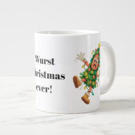 Slechtste Kerst ooit! Grappige Salami Grote Koffiekop