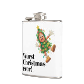 Slechtste Kerst ooit! Grappige salami Heupfles (Links)