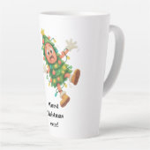 Slechtste Kerst ooit! Grappige Salami Latte Mok (Rechterhoek)