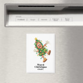 Slechtste kerst ooit! Grappige salami Magneet (Insitu (Vaatwasser))