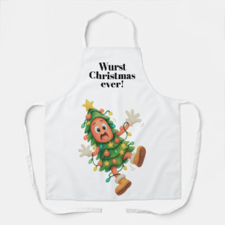Slechtste Kerst ooit! Grappige Salami Schort