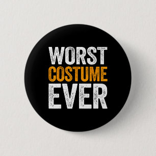 Slechtste kostuum ooit Halloween kostuum Ronde Button 5,7 Cm