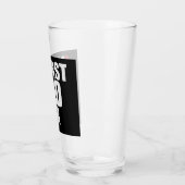 Slechtste Papa Ooit Funny Sarcasme Vaderdag Grap Glas (Links)