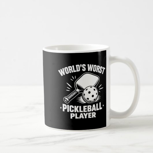 Slechtste pickleball-speler ter wereld - koffiemok (Rechts)