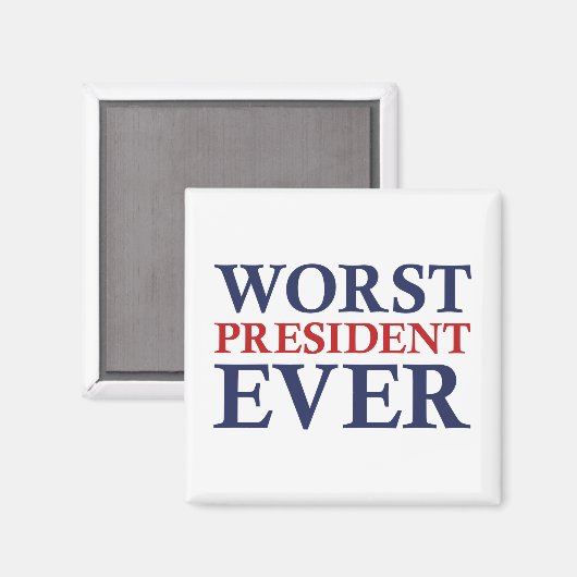 Slechtste President ooit Magneet (Voorkant / Achterkant)