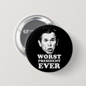 Slechtste President ooit Ronde Button 5,7 Cm (Voorkant /achterkant)