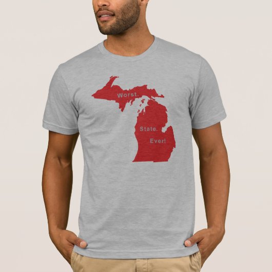 Slechtste staat ooit II T-shirt (Voorkant)