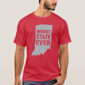 Slechtste staat ooit (Indiana) T-shirt (Voorkant)