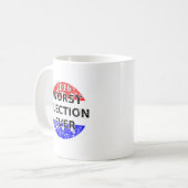 Slechtste Verkiezing Ooit Koffiemok (Voorkant links)