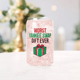 Slechtste Yankee-ruilcadeau ooit Blikvorm Glas