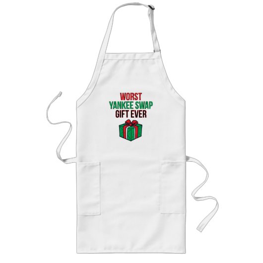 Slechtste Yankee-ruilcadeau ooit Lang Schort (Voorkant)