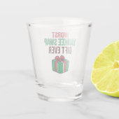 Slechtste Yankee-ruilcadeau ooit Shot Glas (Achterkant)