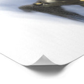 Slechtvalk in vlucht poster (Hoek)