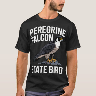 Slechtvalk Staatsvogel Vliegend T-shirt