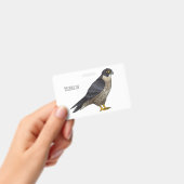 Slechtvalk vogel cartoon illustratie badge (Handheld)