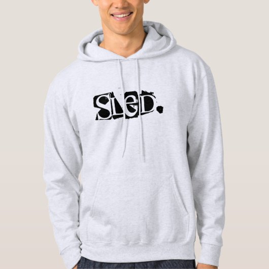 "Sled" Bovenste schiereiland "the 906" sneeuwcoma Hoodie (Voorkant)