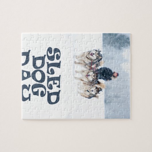 Sled Dog Day - Waardedag Legpuzzel (Horizontaal)