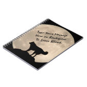 Sled Dog-laptop - Aangepast strakkerboek Notitieboek (Linkerzijde)