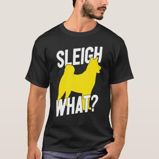 Sled Dog Sledding Husky Slapigh T-shirt (Voorkant)