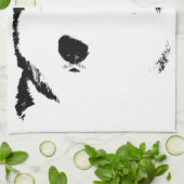 Sled Dog Towel Husky Malamute Tea Towel Theedoek (Gevouwen)