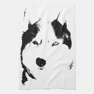 Sled Dog Towel Husky Malamute Tea Towel Theedoek