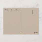 Sled Dogs in Upernavik Greenland Briefkaart (Achterkant)