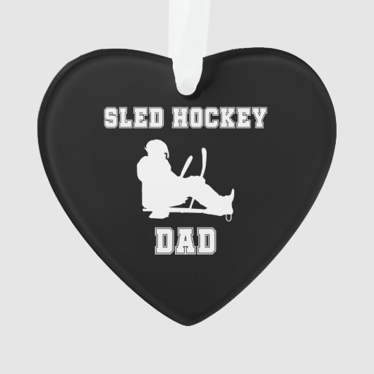 Sled Hockey Pa Ornament (achterkant)