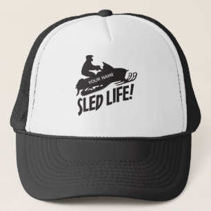 Sled Life Snowmobile Rider Trucker Pet
