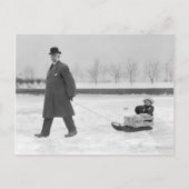 Sled Ride, 1912 Briefkaart (Voorkant)