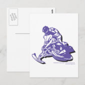 SLEDDER-Purp Briefkaart (Voorkant / Achterkant)