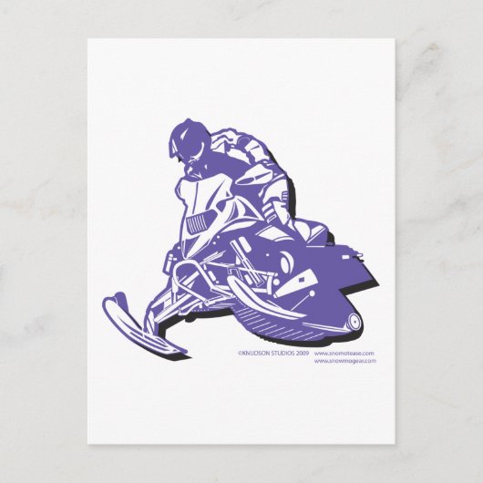 SLEDDER-Purp Briefkaart (Voorkant)