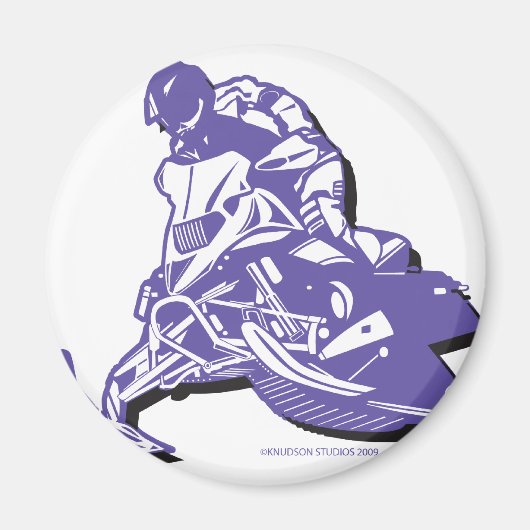 SLEDDER-Purp Magneet (Voorkant)