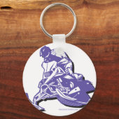 SLEDDER-Purp Sleutelhanger (Voorkant)