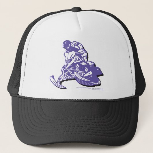 SLEDDER-Purp Trucker Pet (Voorkant)