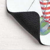 Sledding Dachshunds Mousepad Muismat (Hoek)