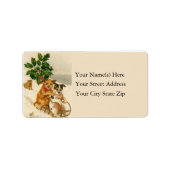 Sledding Dogs adreslabel Etiket (Voorkant)