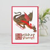 Sledding Dragon Kaart (Staand voorkant)