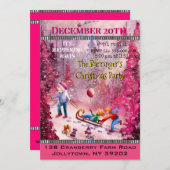 Sledding Funtime Jaarlijks Kerstfeest Kaart (Voorkant / Achterkant)