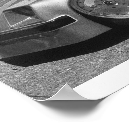  slede - Chevy Monza Funny Car Poster (Hoek)